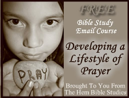 Free Email Bible Studies on Prayer!